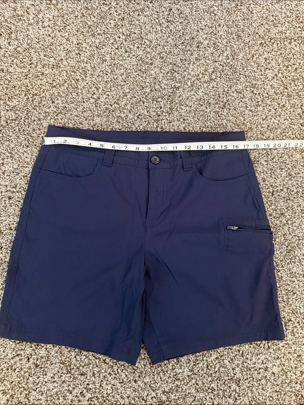 Eddie Bauer Rainier Navy Women's Shorts 12 - Picture 1 of 6